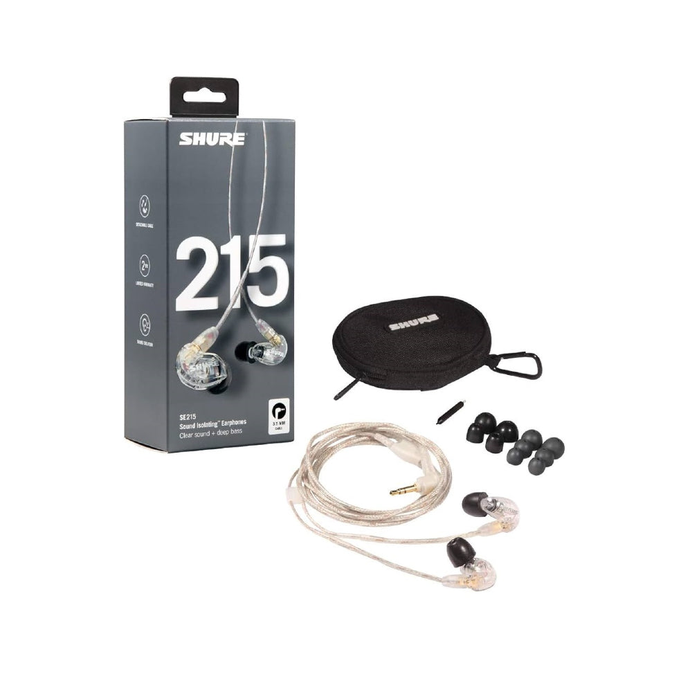 Shure SE215-CL Sound Isolating Earphones - Clear thumbnail 2