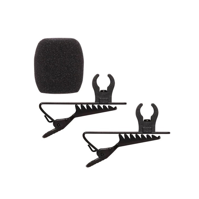 Shure RK376 Clips and Windscreen Kit for CVL Lavalier Microphone image 1