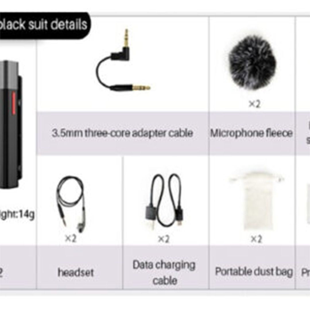 Sabinetek S610 TWS BK SmartMike+  Bluetooth Microphone (Black) thumbnail 2