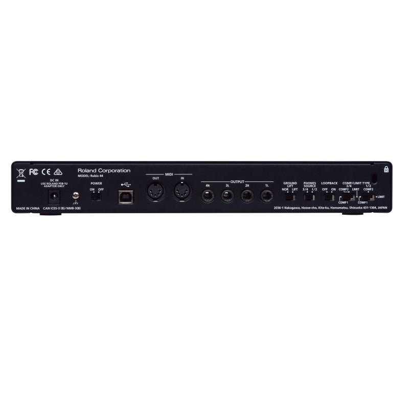 Roland Rubix 44 USB Audio Interface 4 in/4 Out thumbnail 2