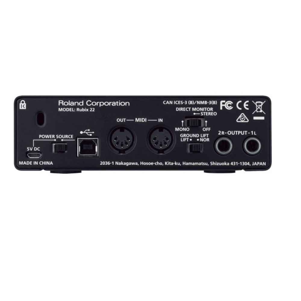 Roland Rubix 22 USB Audio Interface 2 in/2 Out thumbnail 2