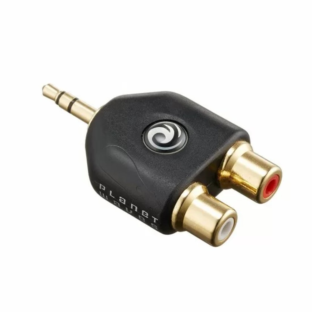 Planet Waves PW-P047C 3.5mm TRS Male Stereo to Dual RCA Female Adapter image 1