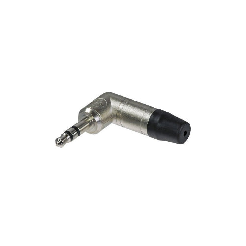 Neutrik NTP3RC 3.5 mm Right-Angle Stereo Plug (Nickel) image 1