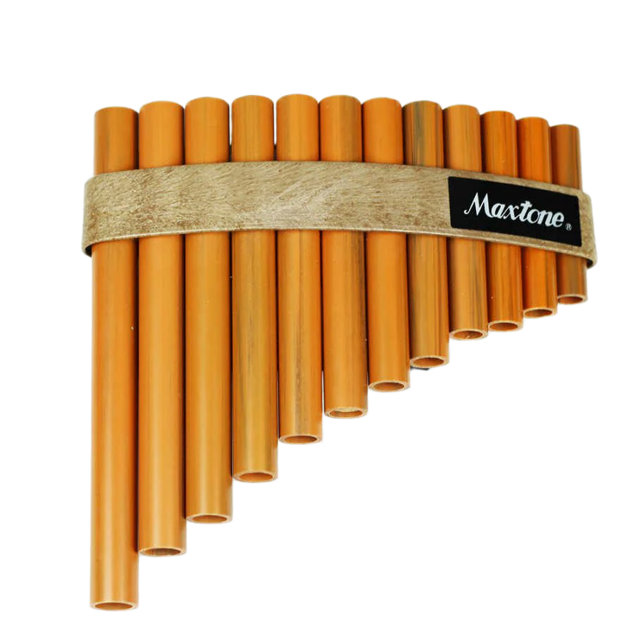 Maxtone PF-12/B 12 Note Pan Flute with PVC Bag Included image 1