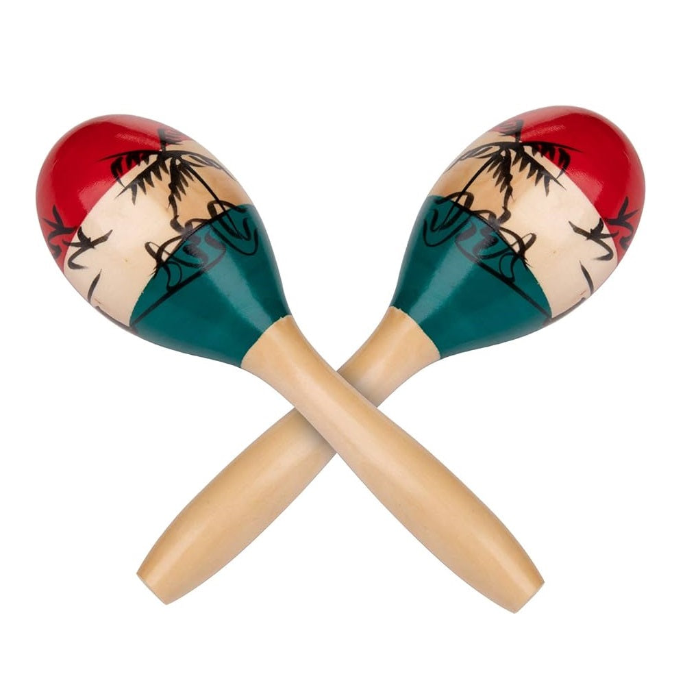 Maxtone MAC-12 Wooden Maracas image 1
