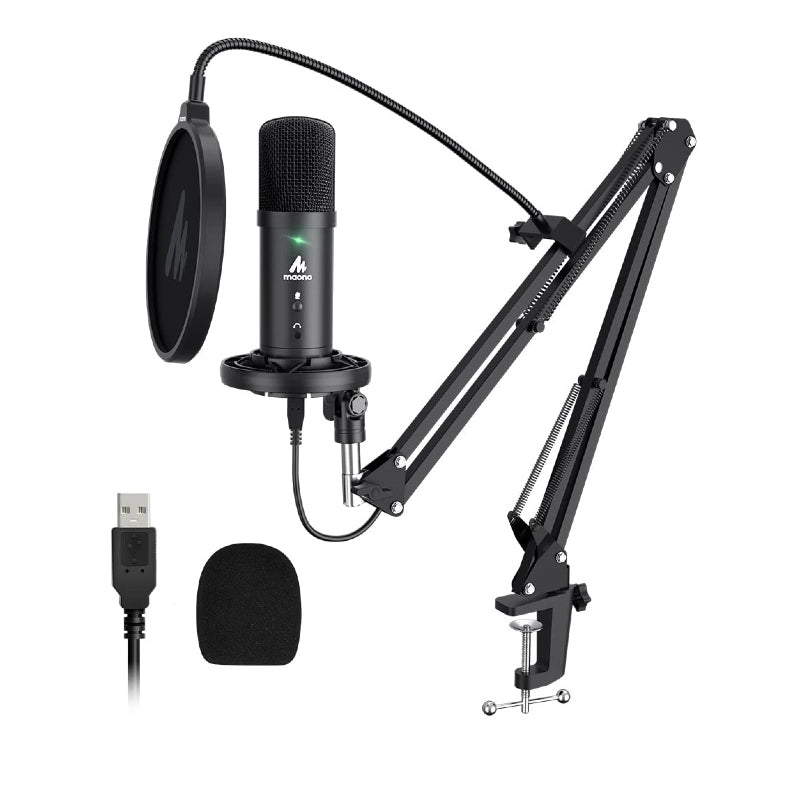 Maono PM401 Plug & Play Monitoring USB Microphone image 1