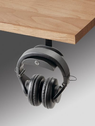 Konig & Meyer 16330-000-55 Headphone Holder, Black thumbnail 2