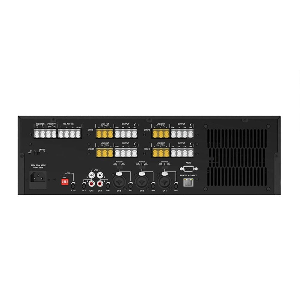 itc T-4240MP 4-Channel Matrix Audio Integrated 100V Amplifier 4x240W thumbnail 2