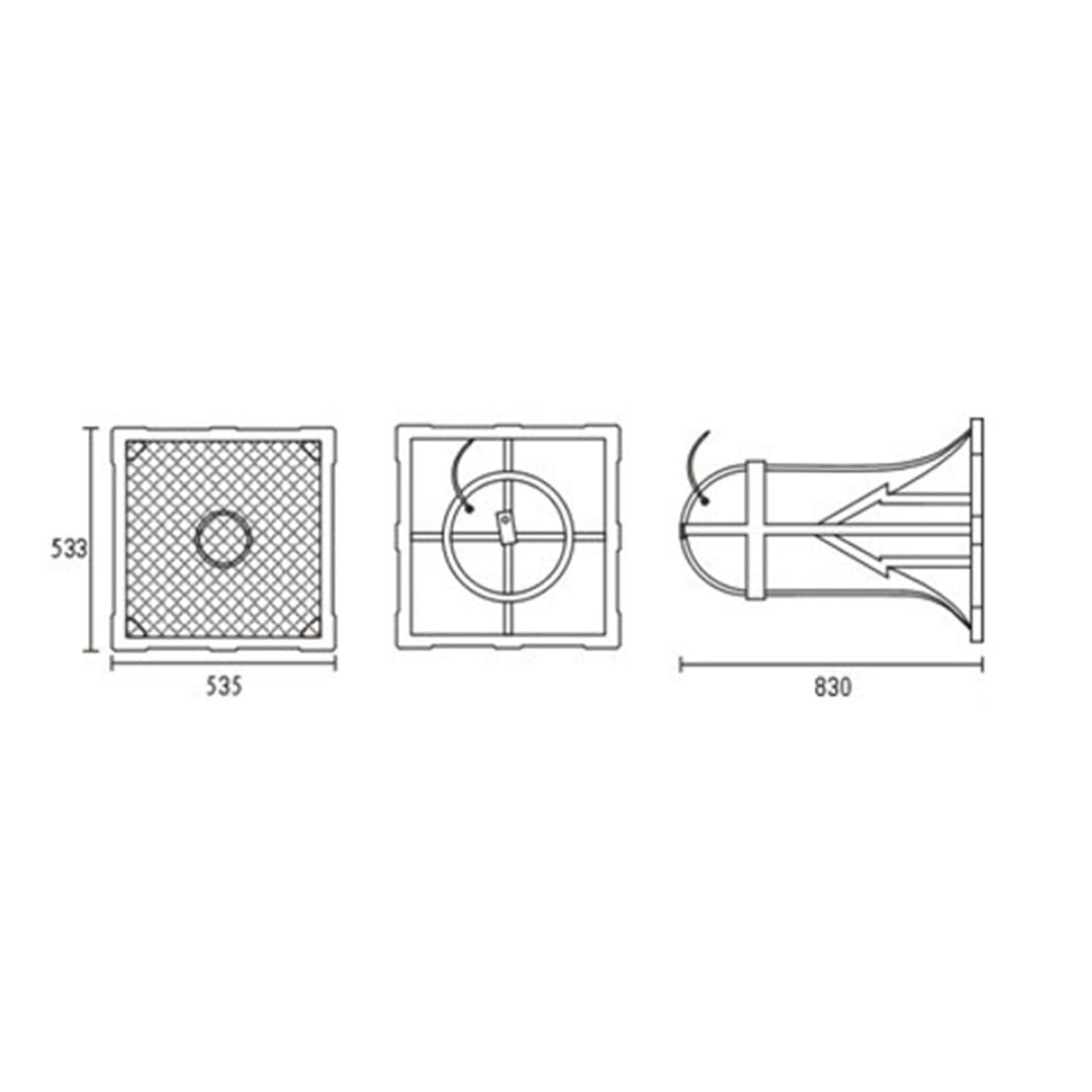 itc T-2700 Stadium Horn Speaker and Bracket thumbnail 2