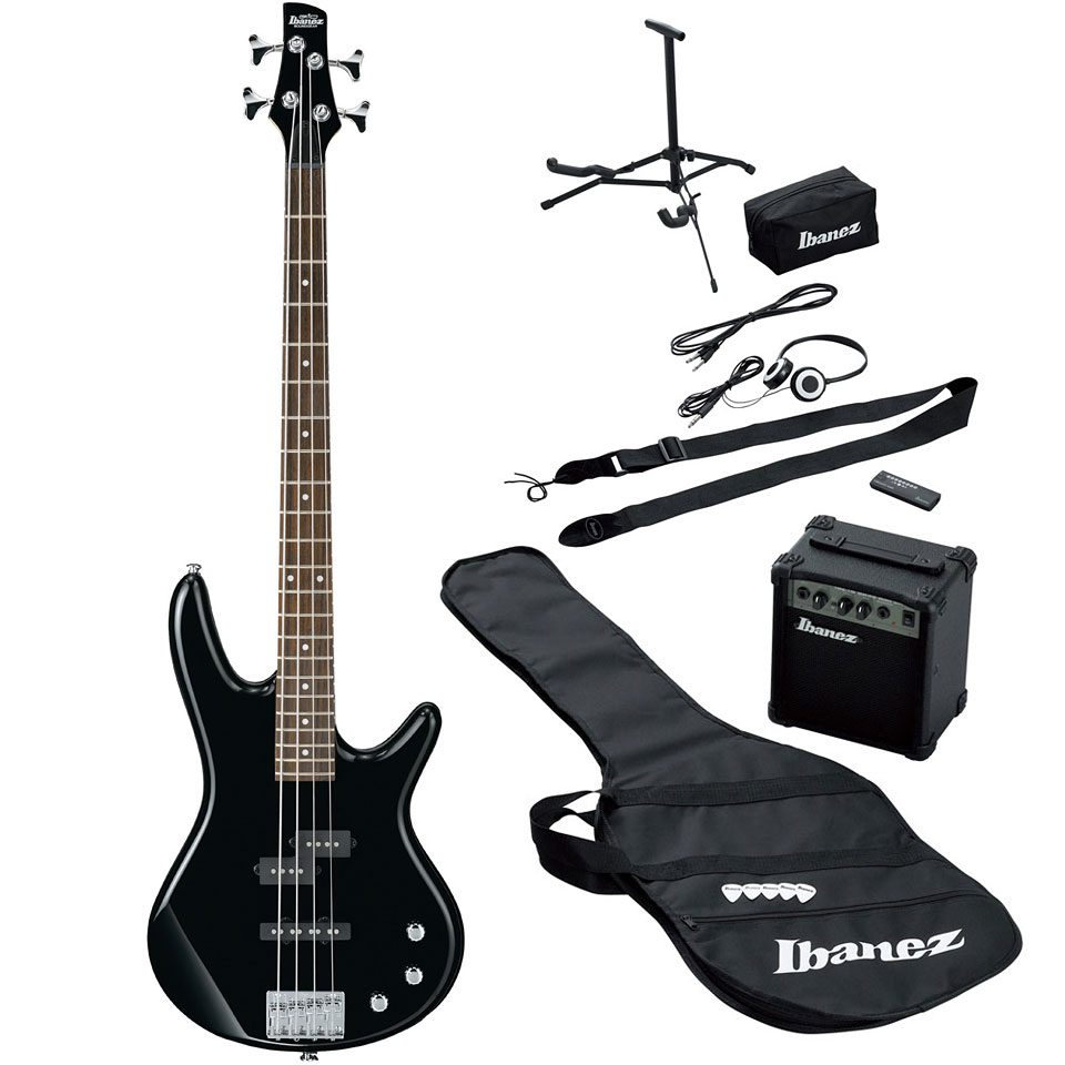 Ibanez Gio Series IJSR190U-BK Jumpstart Electric Bass Guitar Starter Pack - Black thumbnail 2