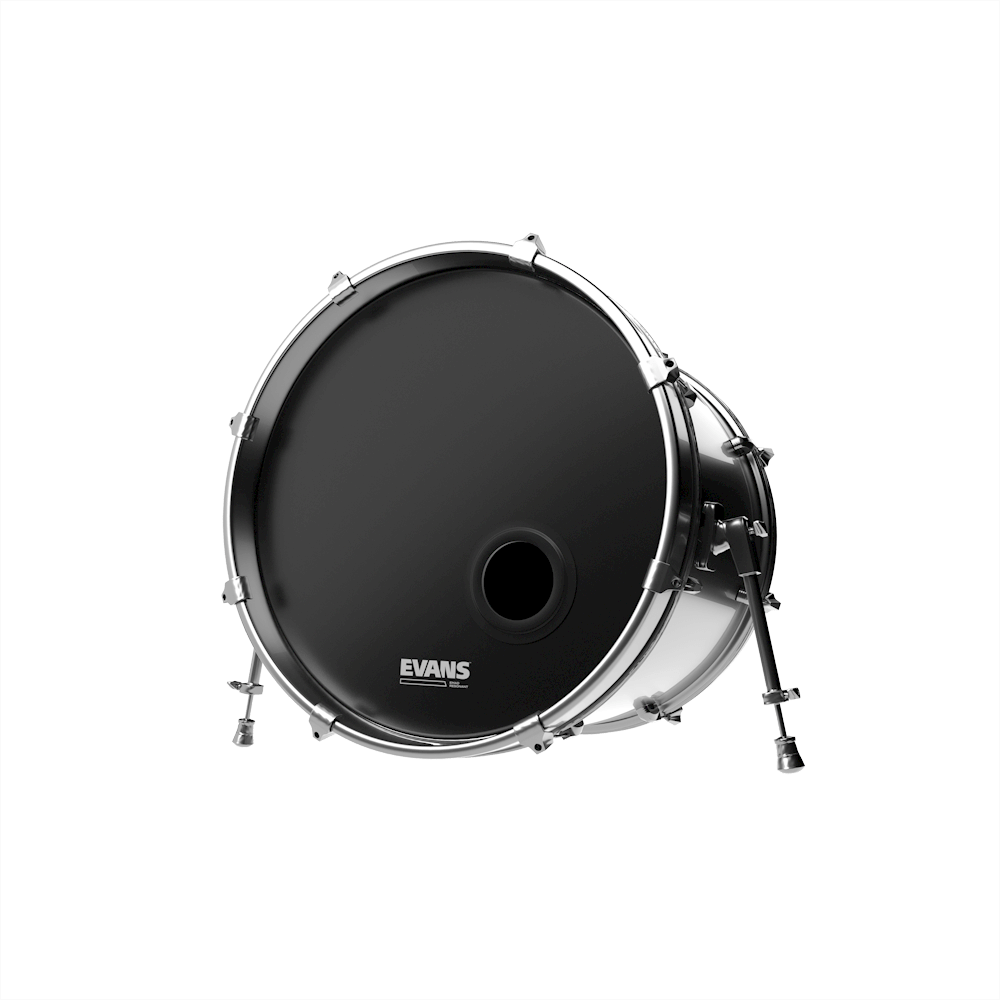Evans BD22REMAD EMAD RESONANT 22" Bass Drumhead (Black) thumbnail 2