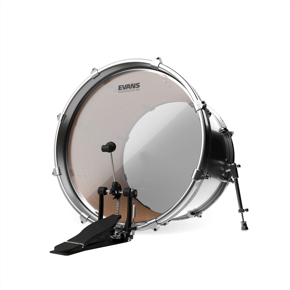 Evans BD22G2 G2 22" Clear Batter Bass Drumhead thumbnail 2
