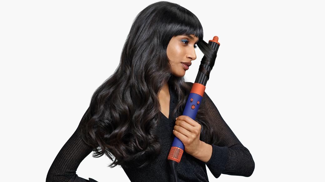 Airwrap i.d.™ multi-styler and dryer Straight+Wavy in Vinca blue and topaz thumbnail 3